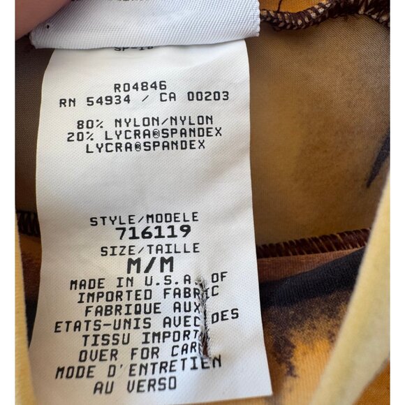 Vintage Speedo Tiger Stripe Shirt M - Picture 3 of 9